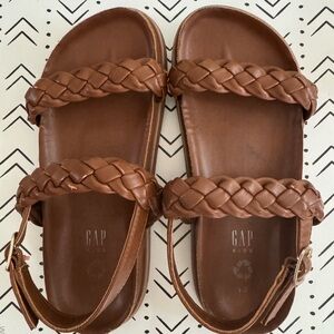 GAP Kids Brown Braided Sandals
